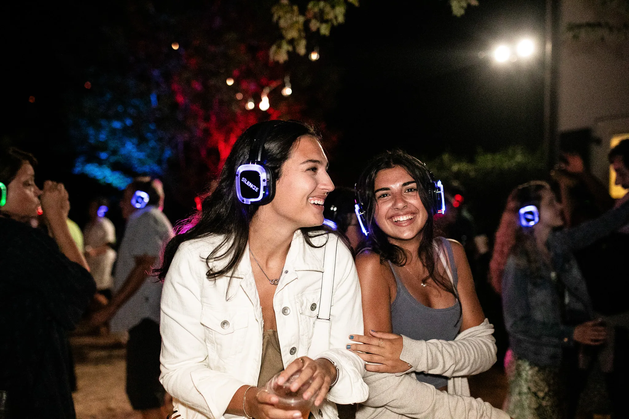 Silent Disco Dance Party in the Garden